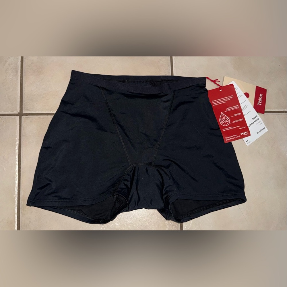 Thinx Black Culotte Boxer